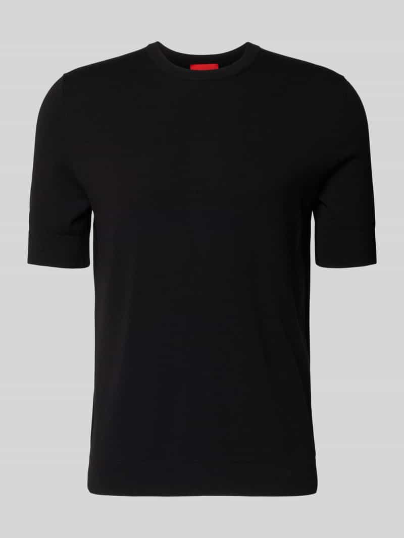 t-shirt o kroju slim fit z dzianiny