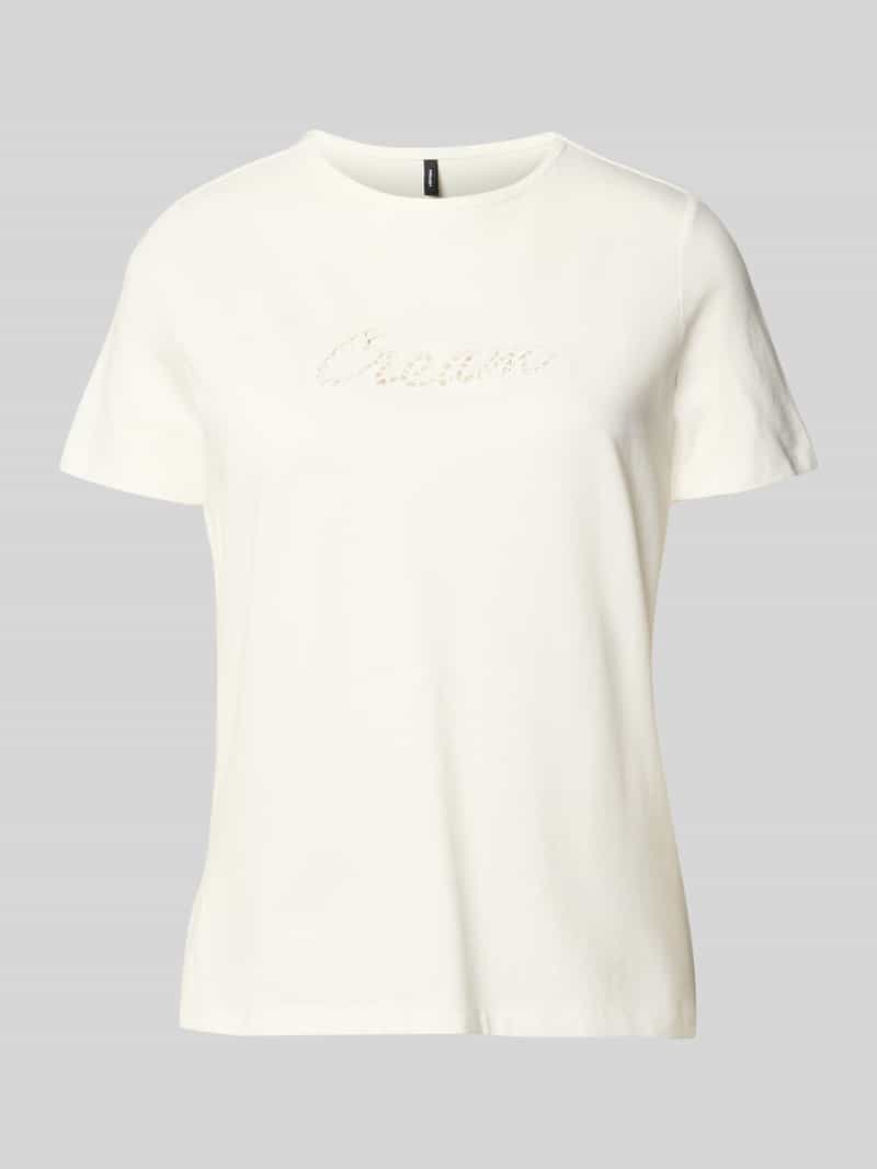 T-shirt z czystej bawełny o kroju regular fit model 'MIRANDA'