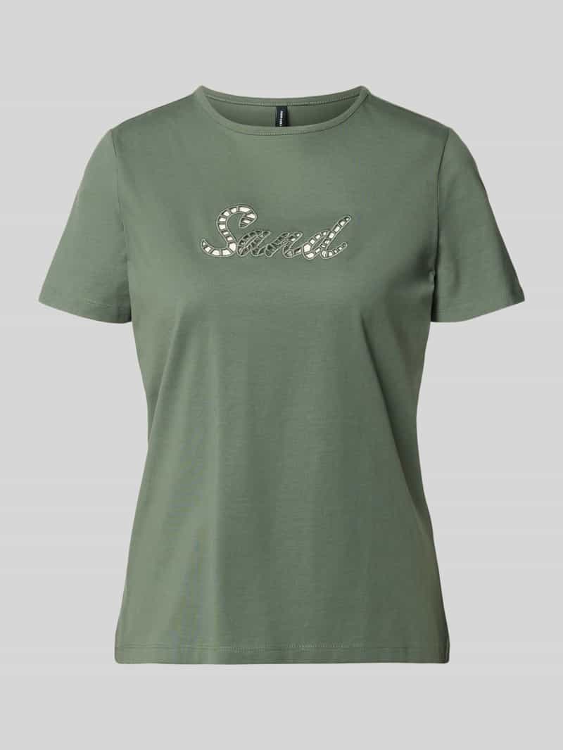 T-shirt z czystej bawełny o kroju regular fit model 'MIRANDA'