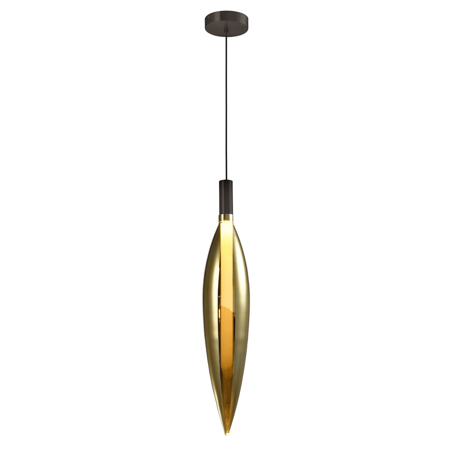 Lampa Wisząca Nordic 31-51332 1X5W G9 Złoty