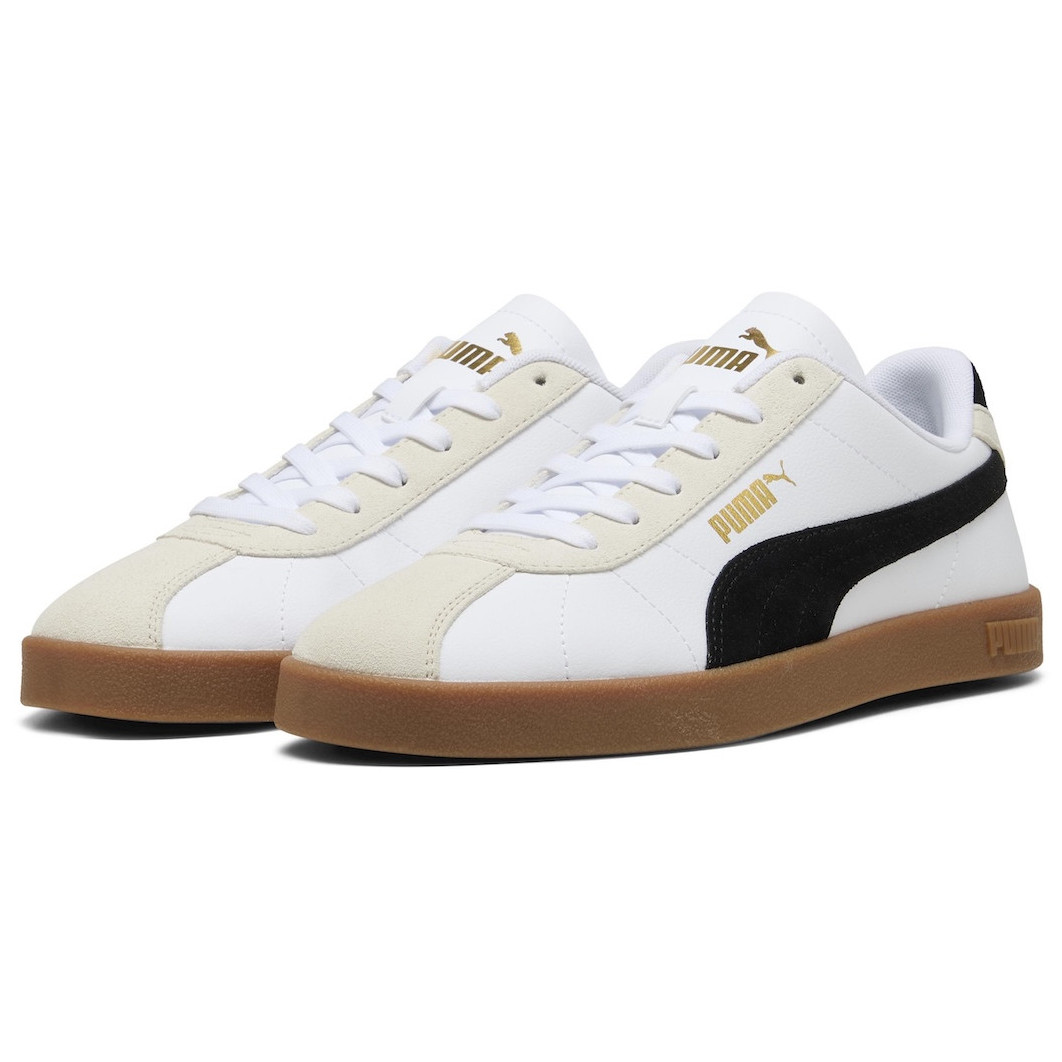 Buty wyjściowe męskie Puma Club II Sd Rozmiar butów (UE): 44,5 / Kolor: biały/czarny