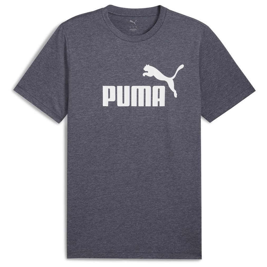 Koszulka męska Puma Ess No. 1 Logo Heather Tee Rozmiar: XL / Kolor: ciemnoniebieski