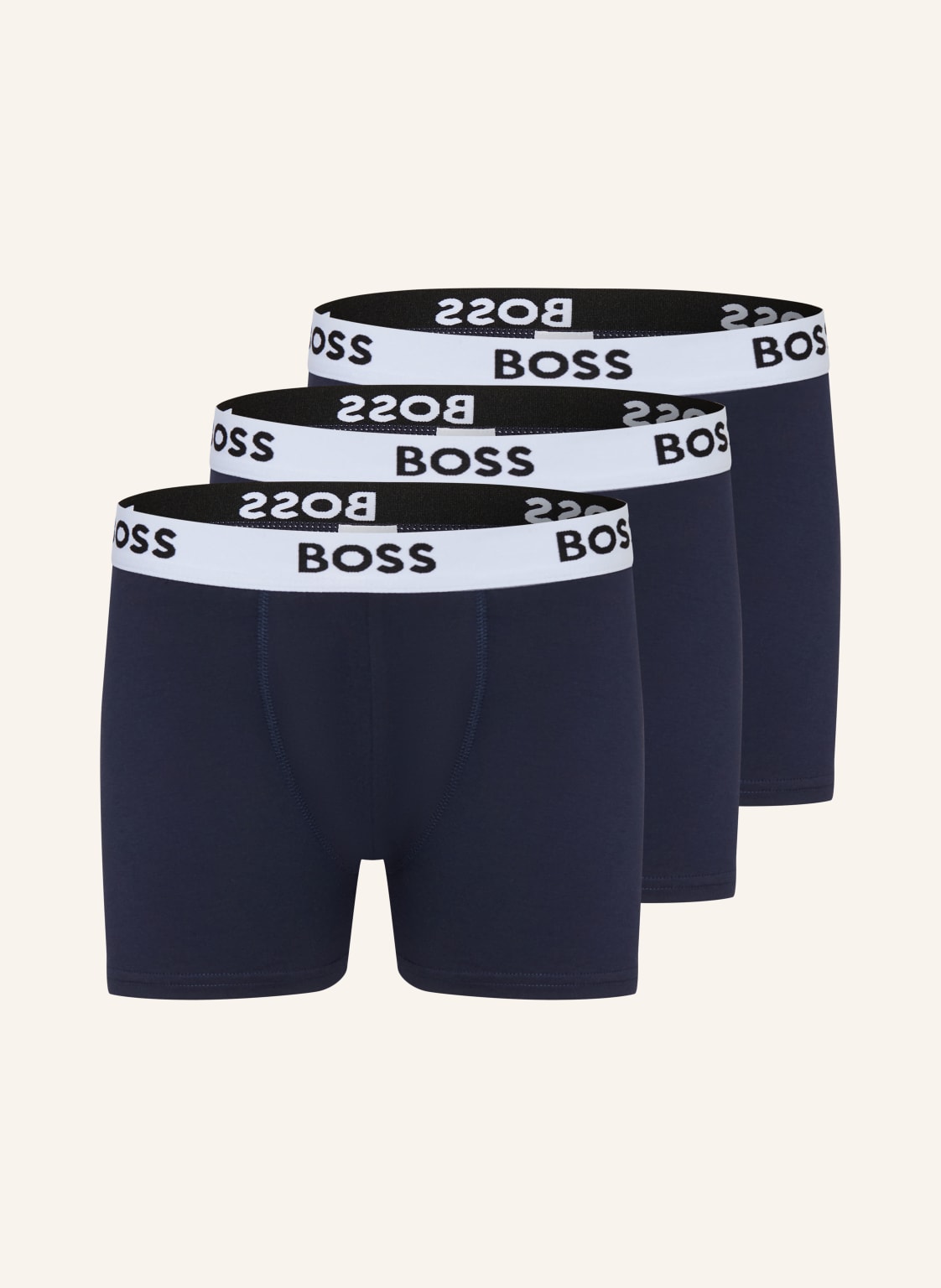 Boss Zestaw 3 Par Bokserek blau
