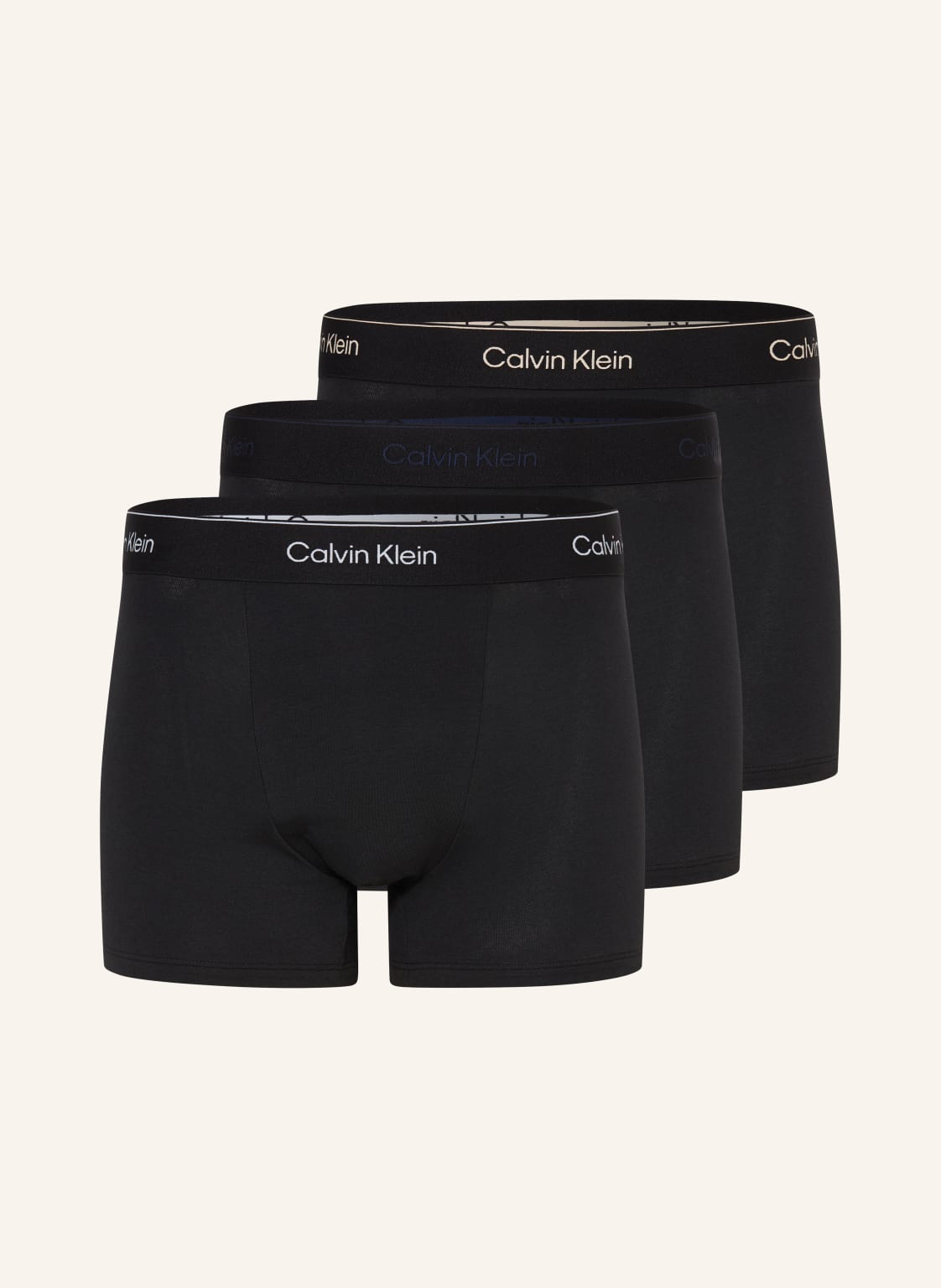 Calvin Klein Bokserki Icon Cotton Relaxed Fit, 3 Szt schwarz