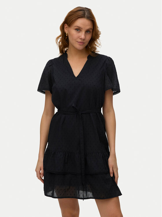 Vero Moda Sukienka koktajlowa Trine 10342726 Czarny Regular Fit
