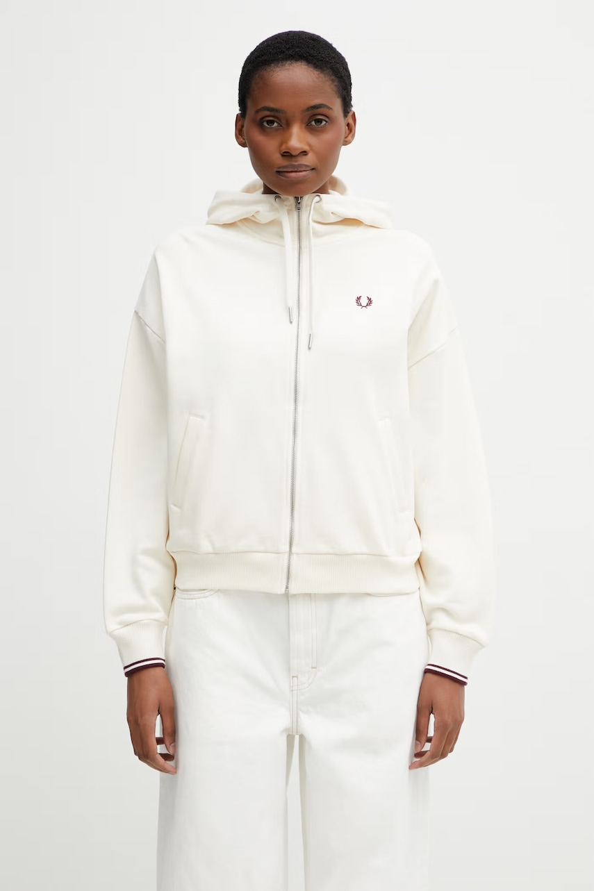 Fred Perry bluza rozpinana damska bawełniana