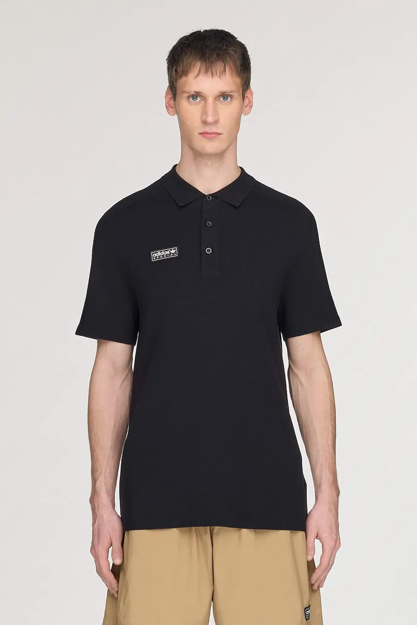 Adidas Originals x SPZL polo swetrowe z wiskozą męskie