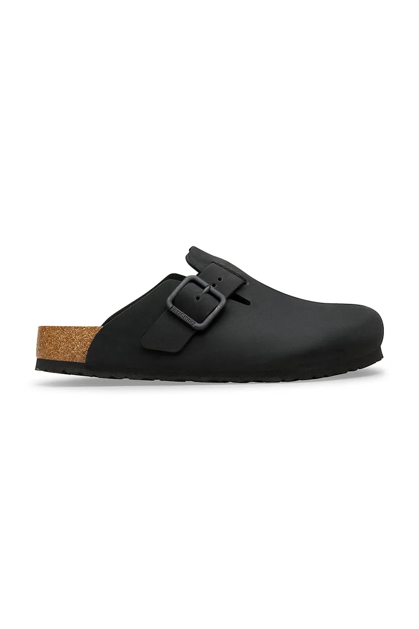 Birkenstock Boston WB LENB klapki z zakrytymi palcami damskie nubukowe