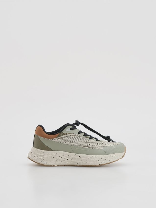Reserved - Lekkie sneakersy - oliwkowy