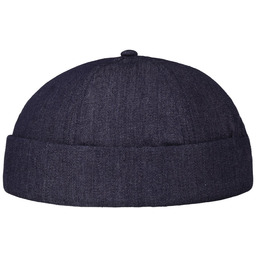 Czapka Dokerka Cotton Denim by Lipodo, ciemnoniebieski, One Size