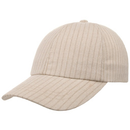 Czapka Twotone Stripes by Lipodo, beżowy, One Size