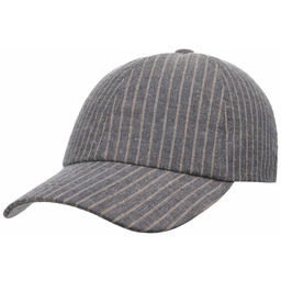 Czapka Twotone Stripes by Lipodo, ciemnoniebieski, One Size
