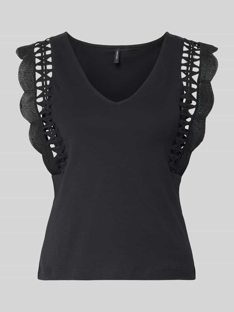 Top o kroju regular fit z czystej bawełny model 'GABBY'