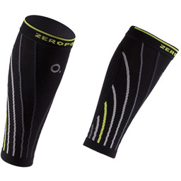 ZeroPoint Opaski kompresyjne ProRacing Compression Calf Sleeves Black/Yellow