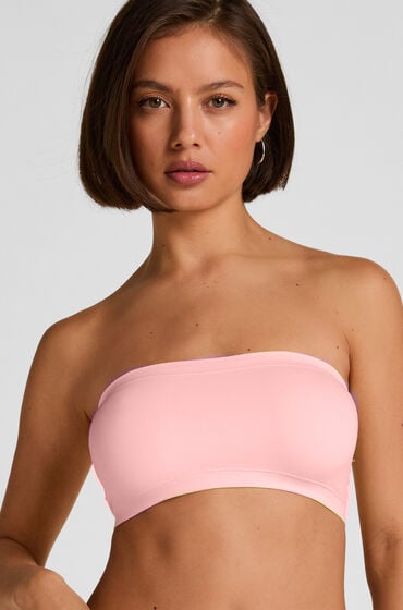 Hunkemöller Biustonosz bralette bandeau Dide Różowy