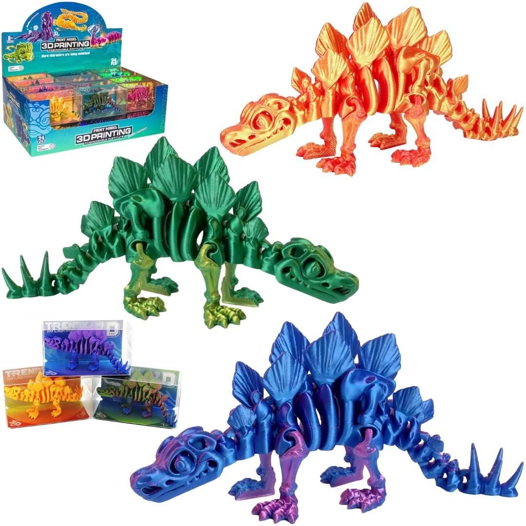 Szkielet dinozaur stegozaur wydruk 3d Mix - figurka