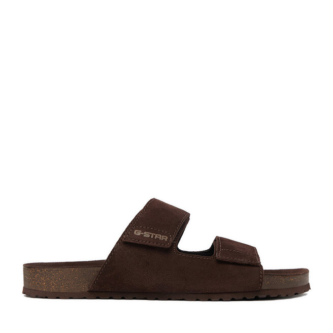 Klapki G-Star Raw EO-MILO-01 MI34 Brązowy ciemny