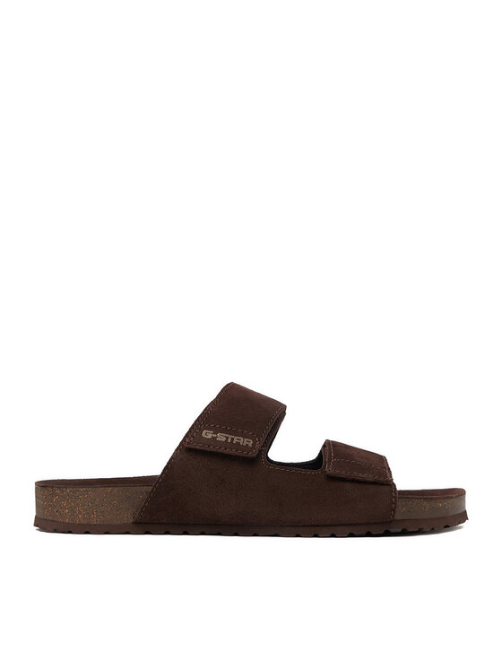 G-Star Raw Klapki EO-MILO-01 MI34 Brązowy ciemny