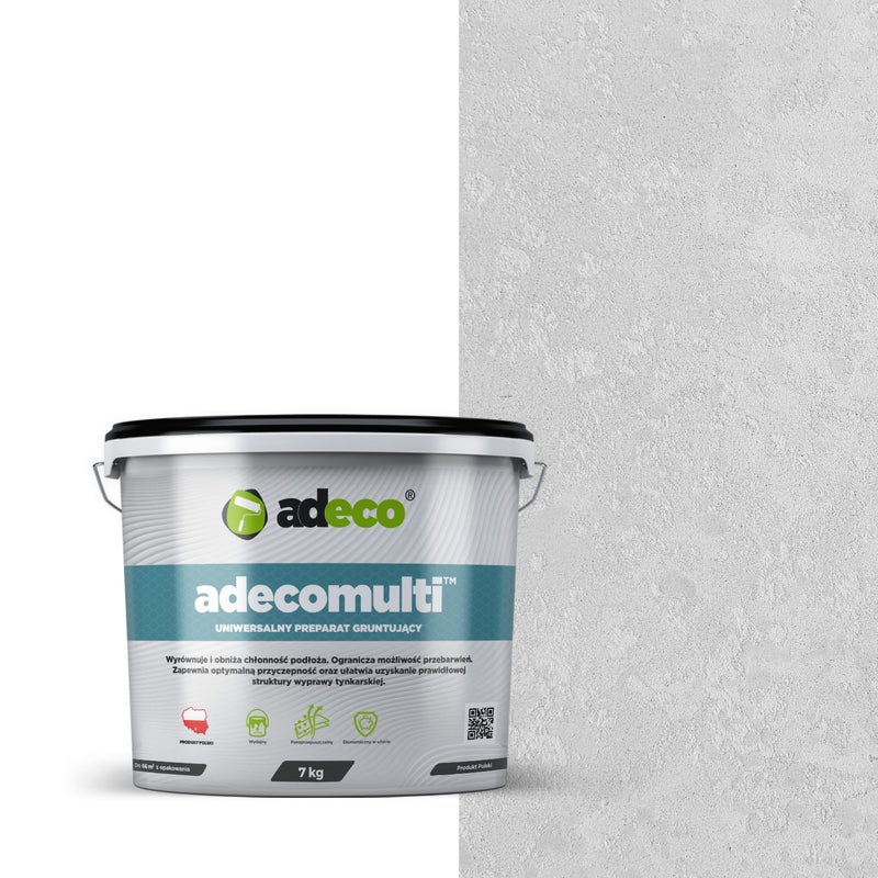 Grunt szczepny Adecomulti z kwarcem pod beton architektoniczny 7 kg kolor Platynowy
