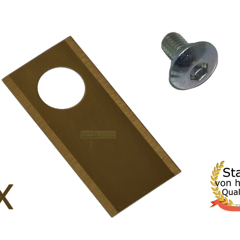 9 X 3,9 CM tytanowy nóż do kosiarki automatycznej Honda Miimo HRM 300 310 500 520 3000