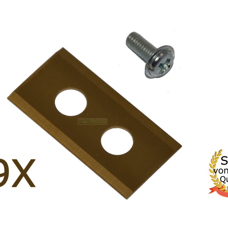 9 X 3,6 CM tytanowy nóż do kosiarki automatycznej Worx Landroid WG 754 790 791 793 794 795 E E.1
