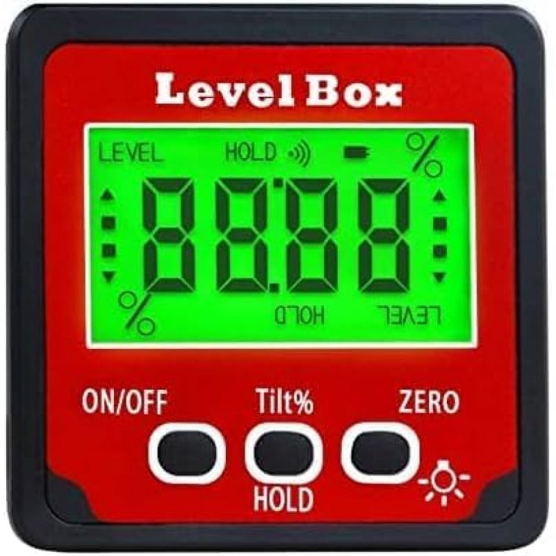Inclinomètre numérique électronique, instrument de mesure d'angle, niveau portable pour la menuiserie, la construction, le bâtiment, la maçonnerie