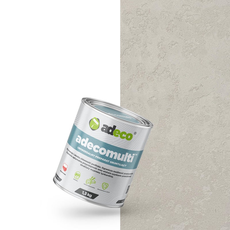 Grunt szczepny Adecomulti z kwarcem pod beton architektoniczny 1,3 kg kolor Creamy latte beżowy Adeco