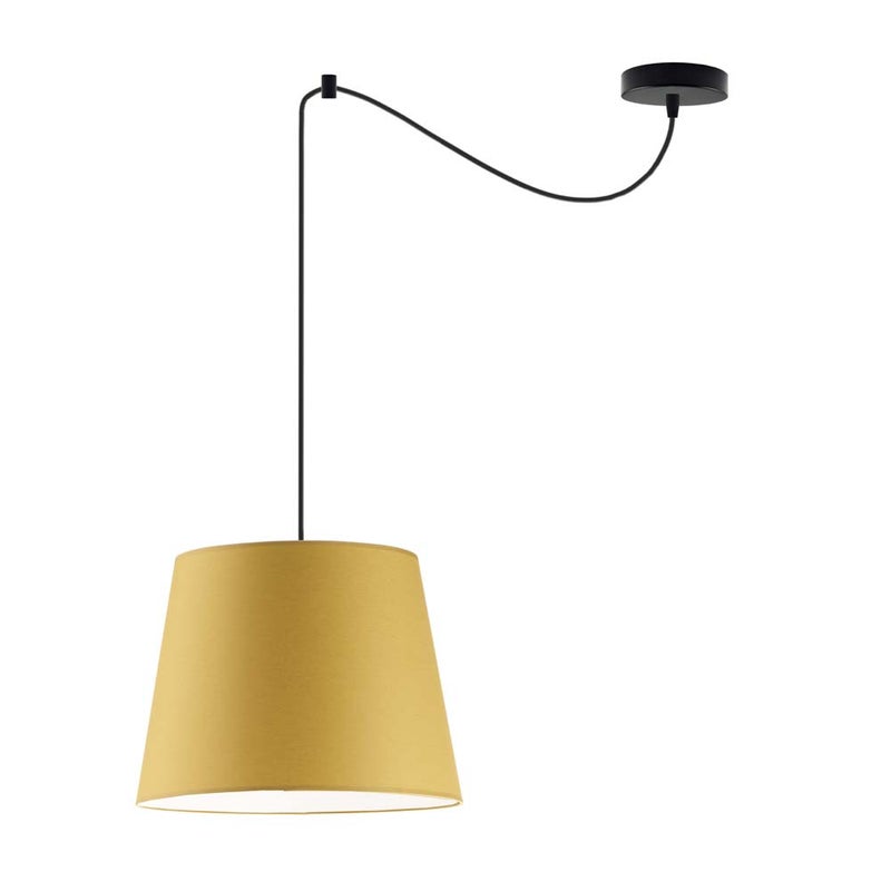 Lampa sufitowa żyrandol lampa wisząca z abażurem stożek KOKO