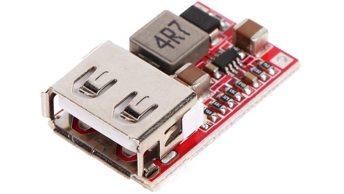 MODUŁ PRZETWORNICY Z GNIAZDEM USB PZD-USB/12-5V DC/DC