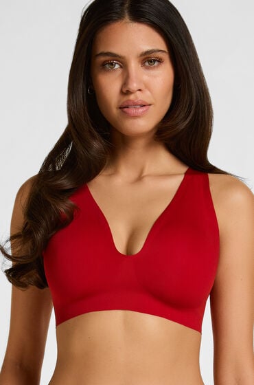 Hunkemöller Super Comfort Biustonosz Czerwony