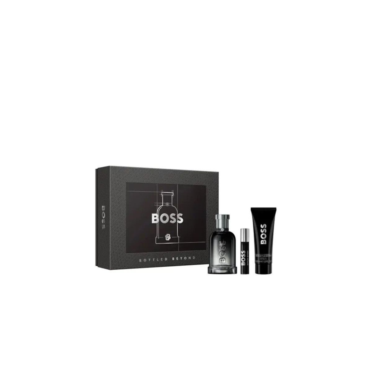 Hugo Boss Bottled Beyond 100ml woda perfumowana + 10ml woda perfumowana + 100ml żel do kąpieli Zestaw Set