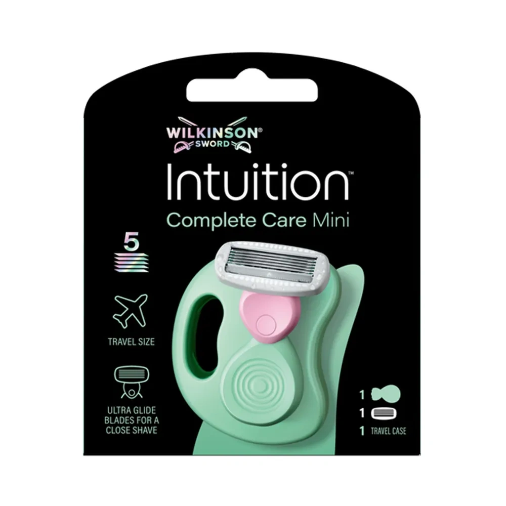 Wilkinson Sword Intuition Complete Care Mini travel size maszynka do golenia dla kobiet uchwyt + 1 wkład