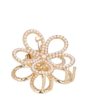 Solida Haarklammer Blumenform Perlen gold Klamry do włosów 1 szt.