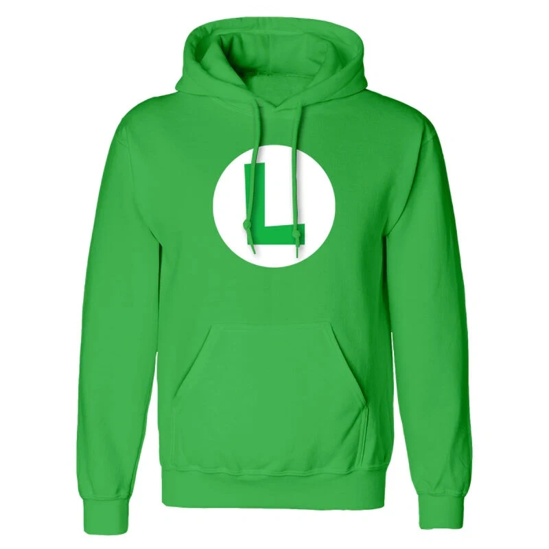 Bluza Z Kapturem Heroes Inc Super Mario Nintendo Luigi Badge
