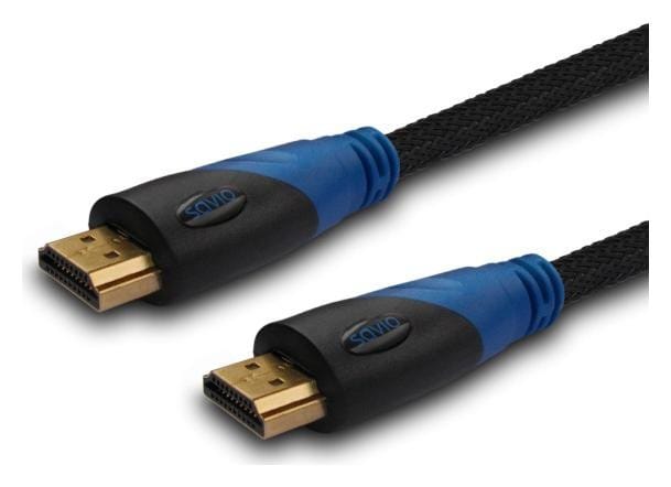 SAVIO CL-48 HDMI, 2m, oplot nylonowy