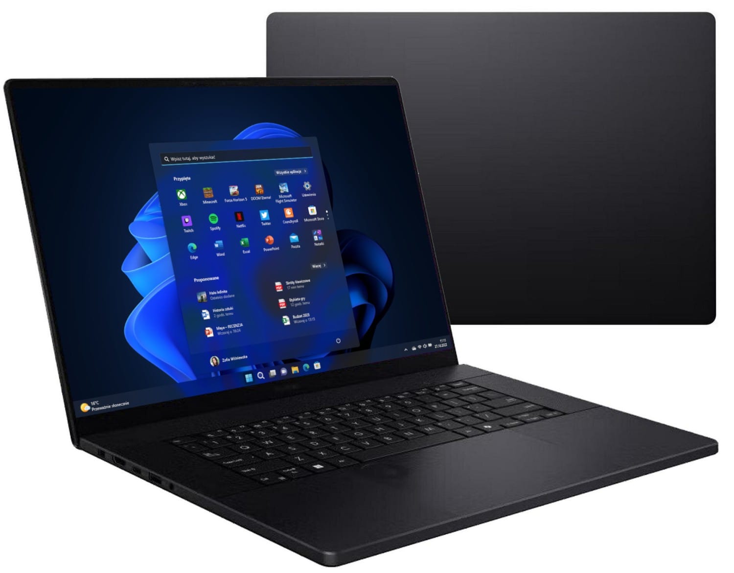 Asus ProArt P16 H7606WP-SR229X - Ryzen AI 9 HX 370 16'' 3K OLED Dotyk 64GB 2TB W11P RTX5070 90NB15K1-M00L50