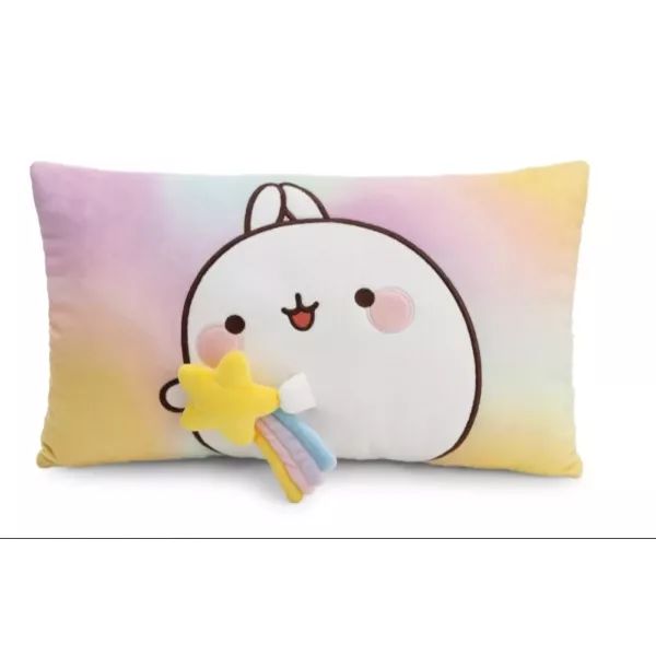 Nici: Molang, królicza poduszka pluszowa - 43 x 25 cm