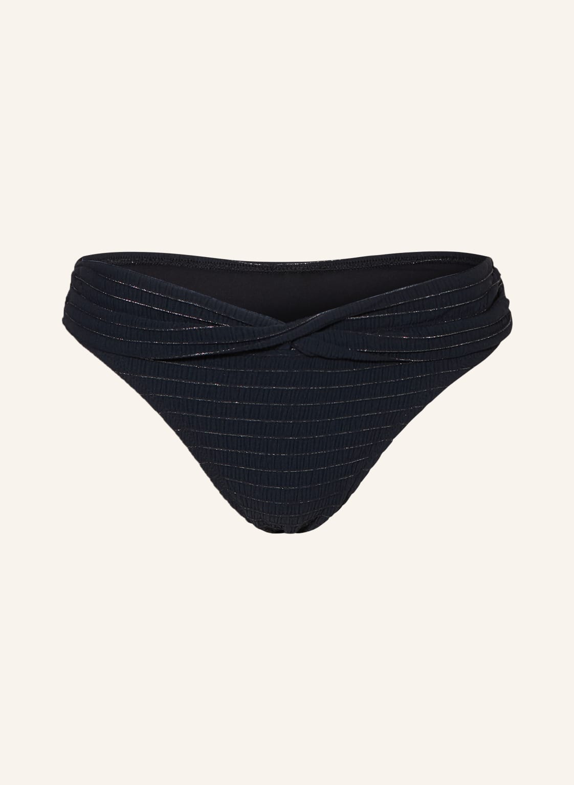 Watercult Podstawowe Figi Bikini Afterlight Z Błyszczącą Nicią schwarz