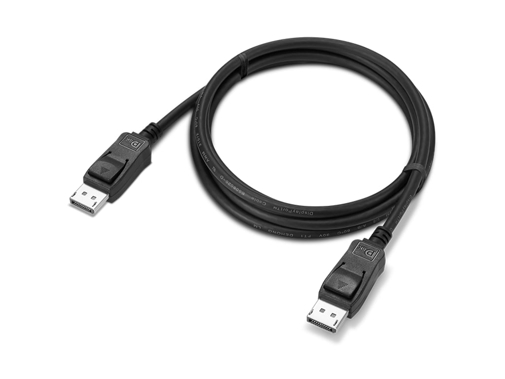 Lenovo 4X91U92142 kabel DisplayPort 1,8 m Czarny
