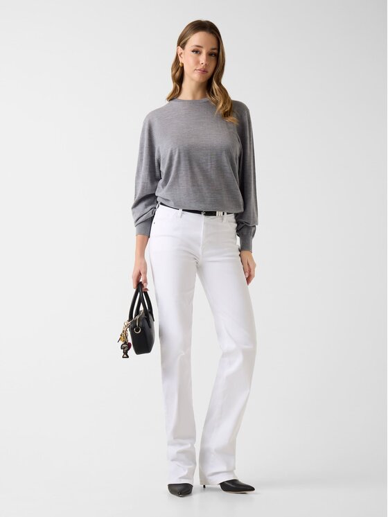 Guess Jeansy 182441 Biały Straight Fit