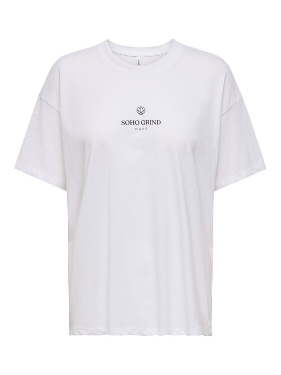 ONLY T-Shirt Vivvi 15346761 Biały Regular Fit