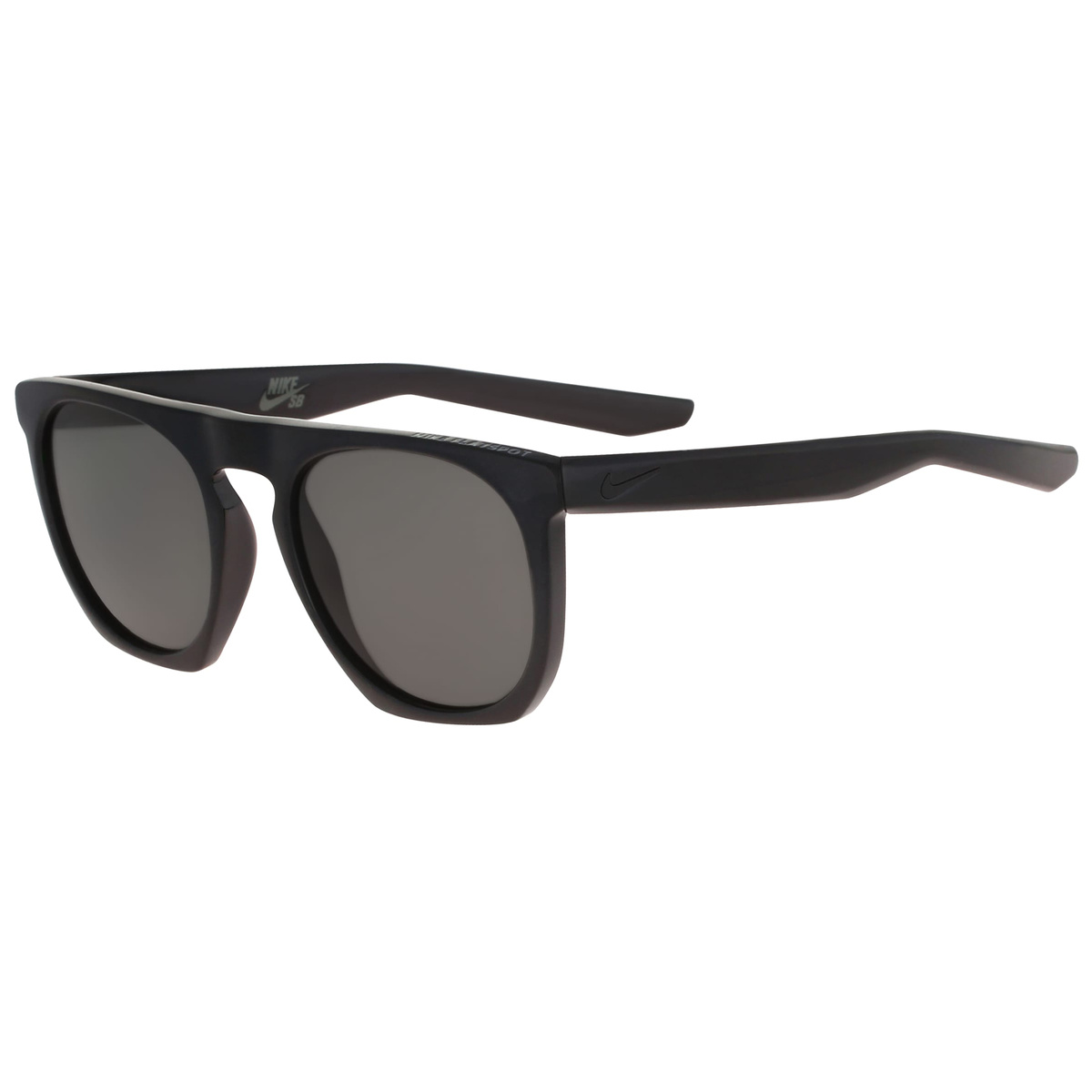 Okulary NIKE FLATSPOTEV09. Okulary przeciwsłoneczne, Kolor czarny. Mężczyzna.