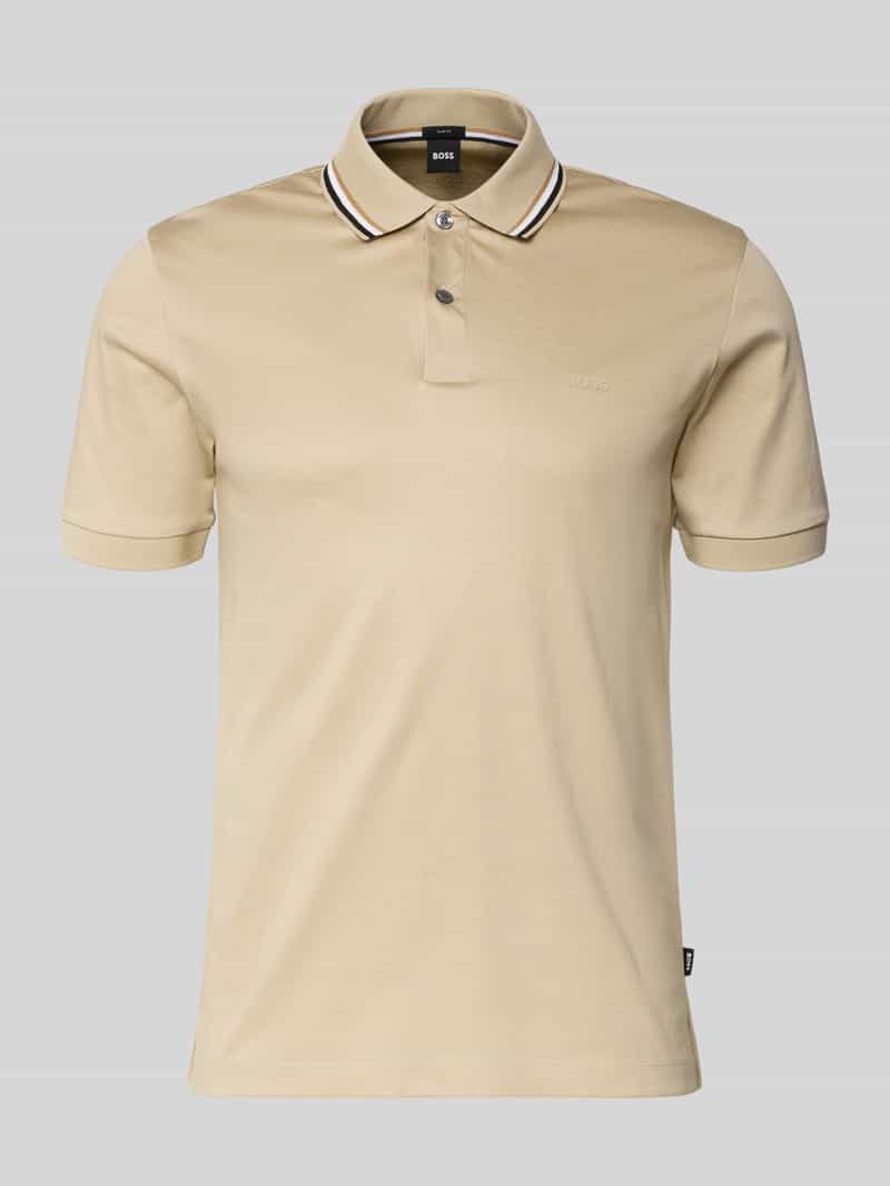 Koszulka polo o kroju slim fit z czystej bawełny model 'PENROSE 38'
