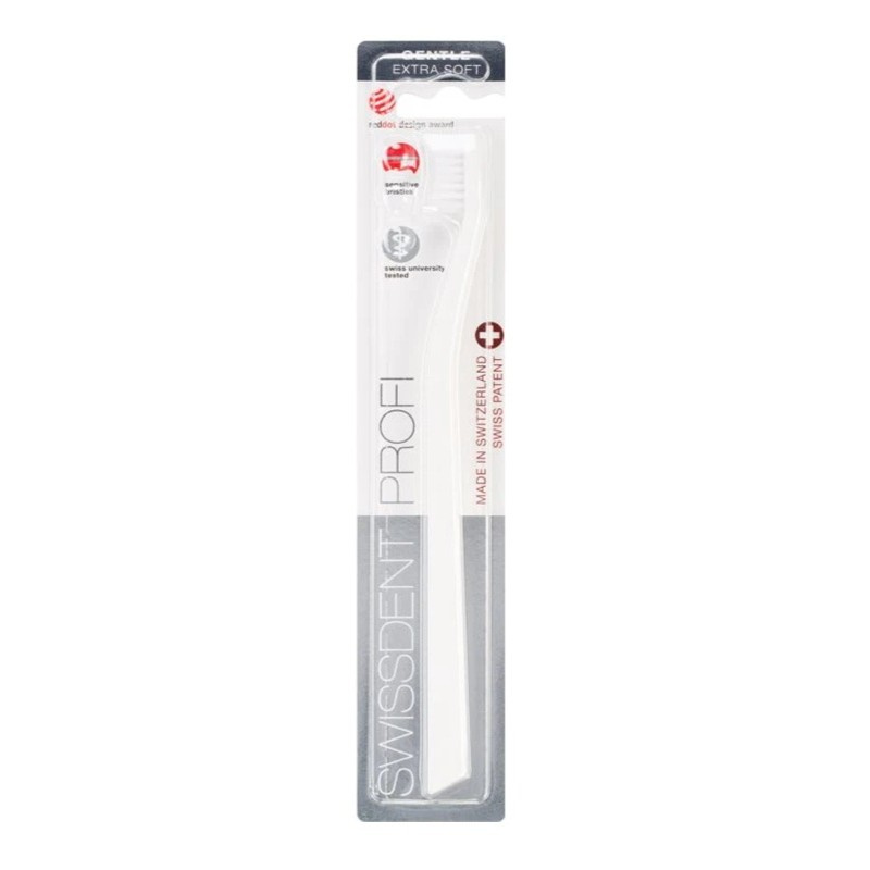 Swissdent Profi Gentle Extra Soft szczoteczka do zębów Biała 1szt