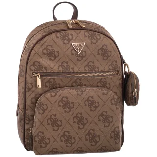 Plecak Power Play II Lrg Tech Bckpck HWOS71 24350 Latte Logo/Brown (GU825-b) Guess