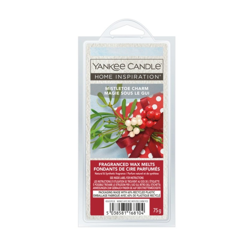 Yankee Candle Wosk Mistletoe Charm