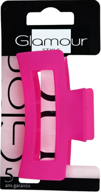 Glamour Klamra do Włosów Różowy Neon
