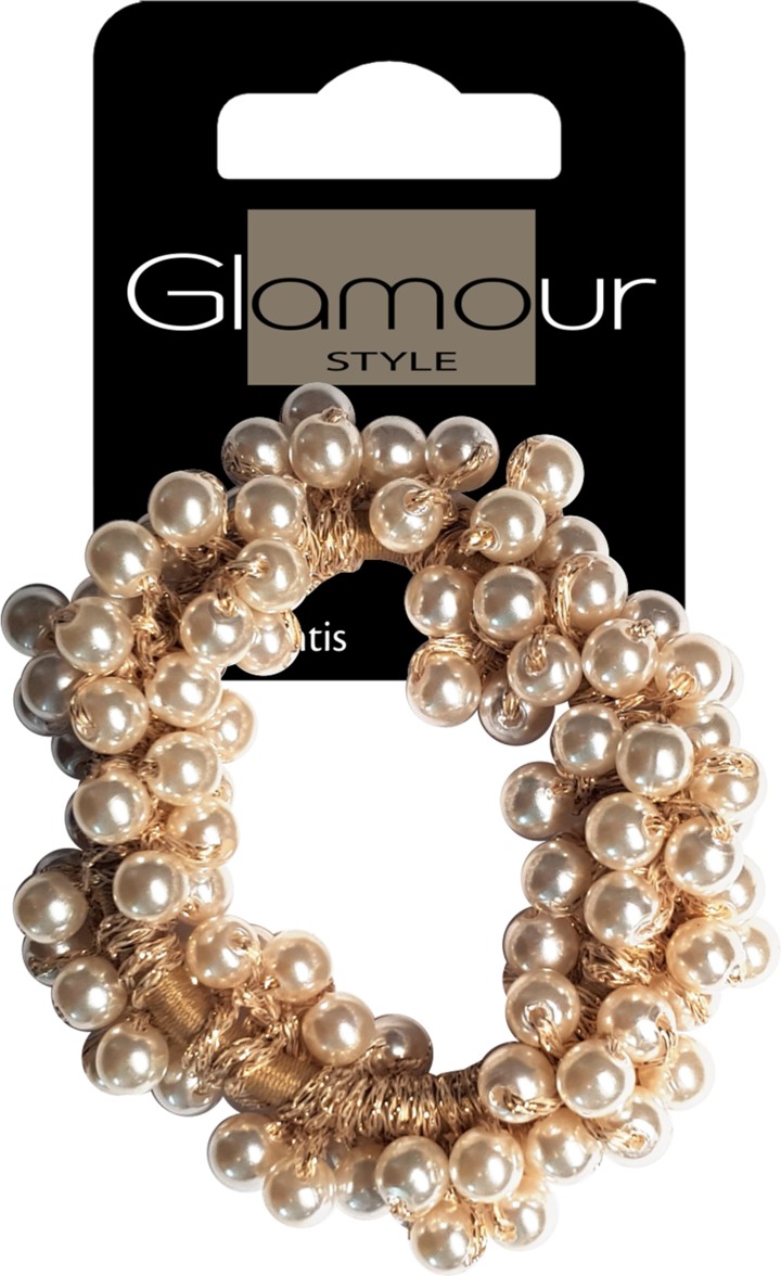 Glamour Gumka do Włosów z Perełek