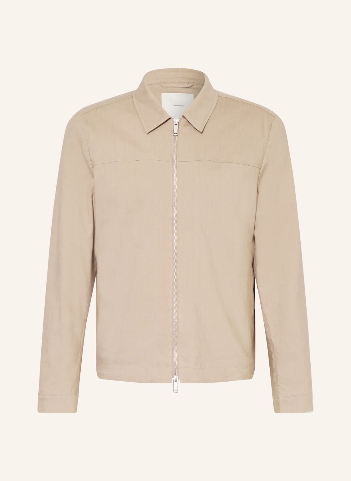 Calvin Klein Kurtka Z Lnu beige