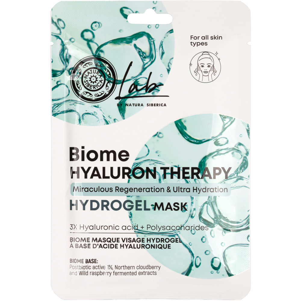 Natura Siberica Lab Biome Hyaluron Therapy hydrożelowa maska regenerująco-nawilżająca 30g